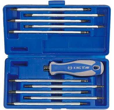KINGTONY 32518MR 11pc 2-Way Screwdriver Set