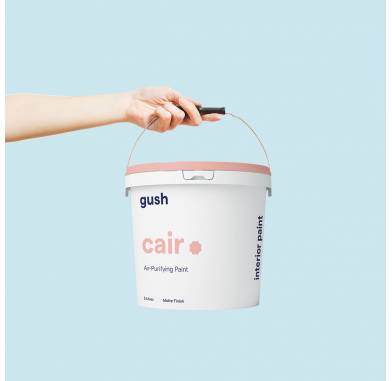 GUSH Anti-Mould Air Purification Odourless White Enamel Paint for Indoor 5 Litres (GREEN LABELLED PAINT)
