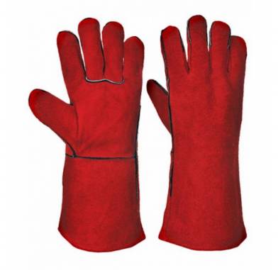 Red Welding Gloves 13.5