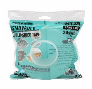 STEVE & LEIF Double Sided Clear Removable Nano Tape (30Mm X 2M) SL-4499