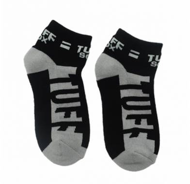 WORKSafe Tuffsox Coolmax & Lycra Black/Grey Ankle Socks